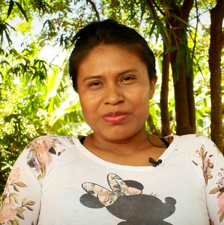 Indigenous leader Erileide Domingues, of the Guyraroká community near Takuara © Earthsight / De Olho nos Ruralistas
