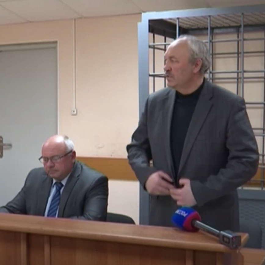 Vasily Shikhalev in court, March 2020. Source: Vesti Khabarovsk/YouTube